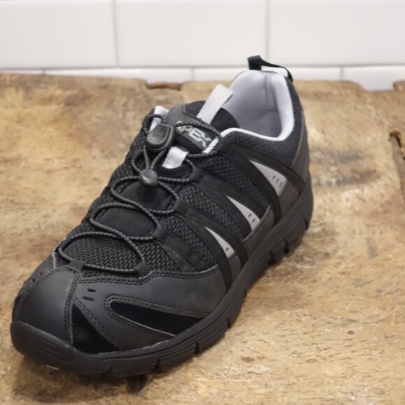 Apex A5000m Bungee Lace Athletic Men's Active Shoe In Black - Picture 8 of 13